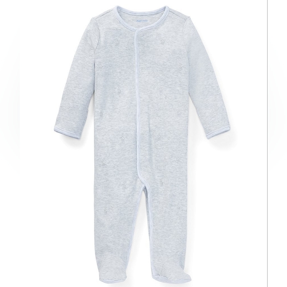Ralph Lauren | Embroidered Pony Footed Coverall